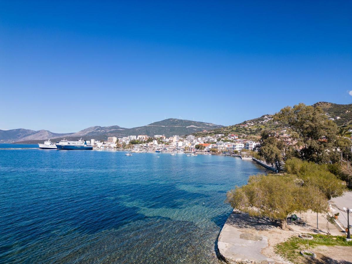 Ο Μόλος Apartman Marmari  Kültér fotó