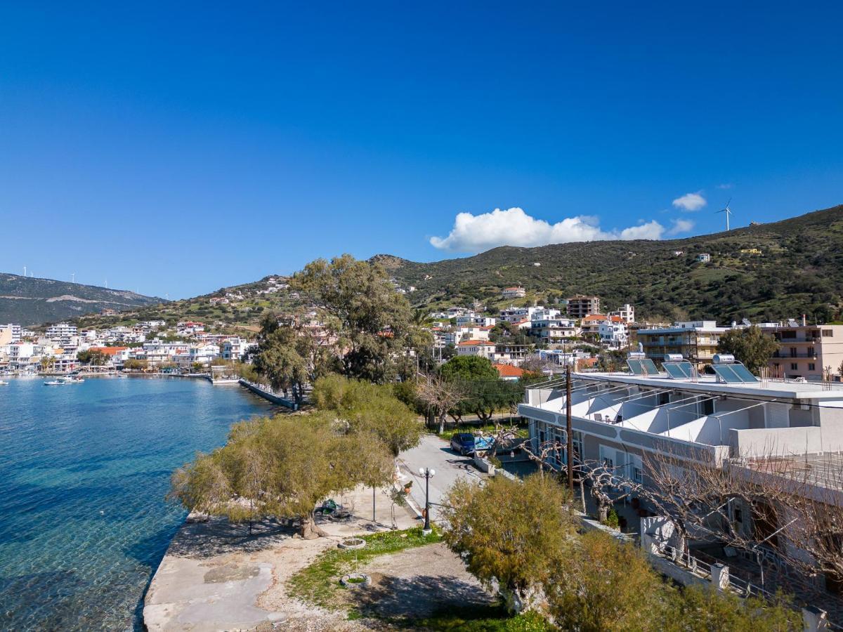 Ο Μόλος Apartman Marmari  Kültér fotó